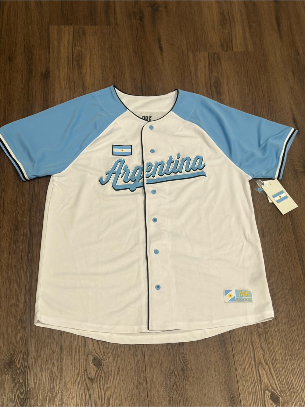 Argentina ⭐️NEW⭐️ Jersey Light Blue & White ADULT UNISEX